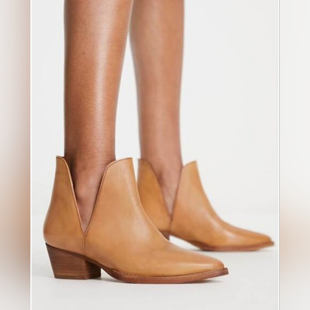 Free People Charmed Double V Ankle Boot Size 38 - Picture 2 of 12